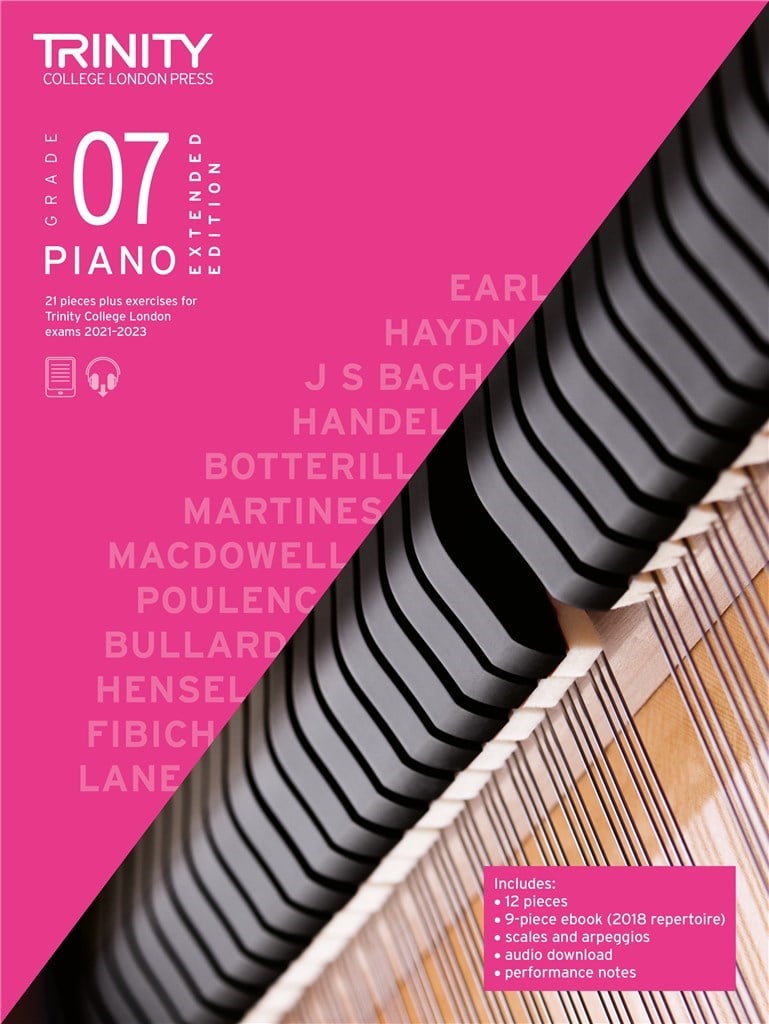 Piano Exam Pieces & Exercises 2021-2023: Grade 7